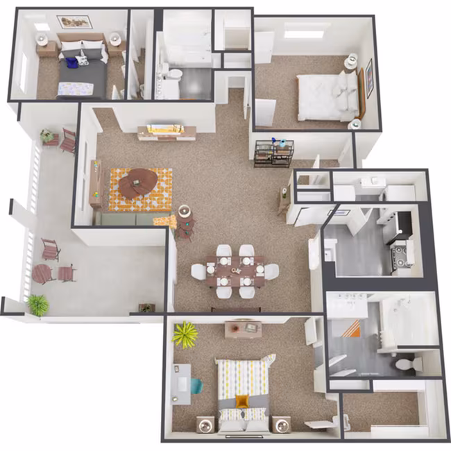 Unit 0321 floor plan